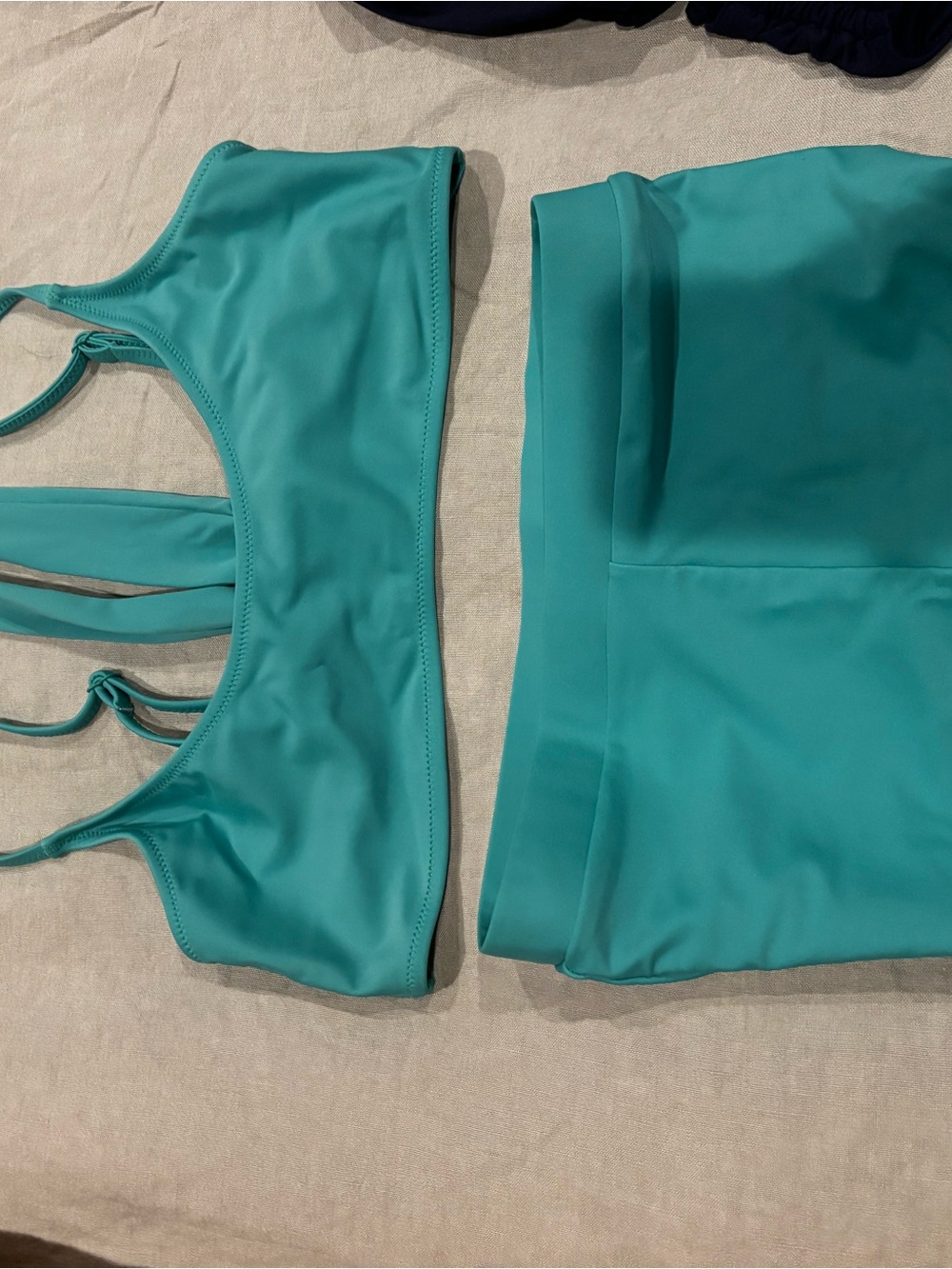 Free People Beach Week Teal Sporty Bikini
